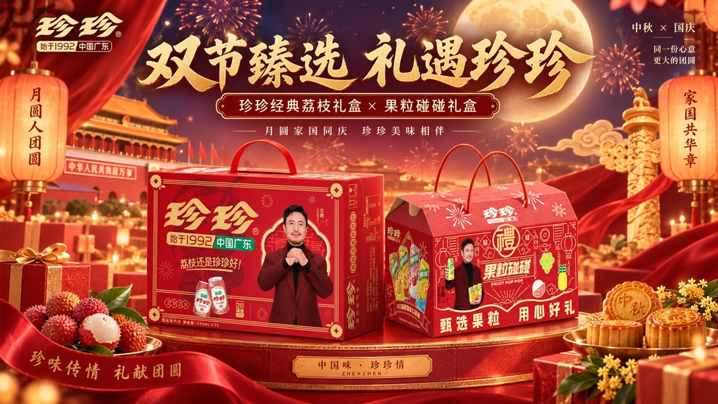 双节同庆｜珍珍全品类备战旺季，礼盒臻选，与您共赴团圆时刻